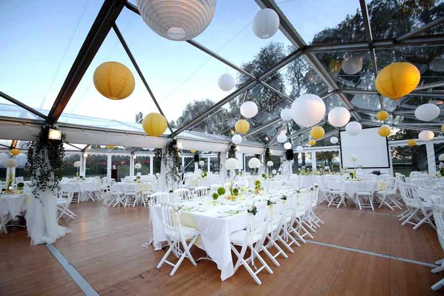 Lunch Service Location Chapiteau Transparent Haute Savoie